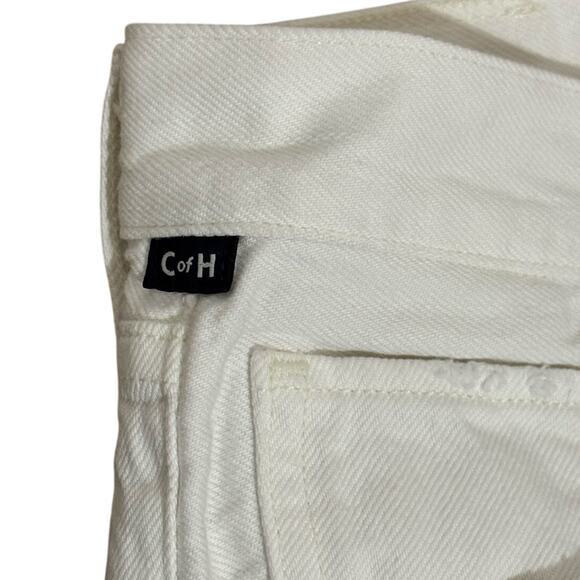 Women's Size 28 Citizens of Humanity Charlotte Straight Hi-Waisted White Jean - Picture 7 of 9